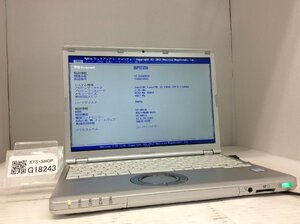 ジャンク/ Panasonic CF-SZ6RDYVS Intel Core i5-7300U メモリ8.19GB ストレージ無し 【G18243】