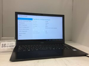 ジャンク/ VAIO VJPB11 Intel Core i3-6100U メモリ4.1GB SSD128.03GB 【G18260】