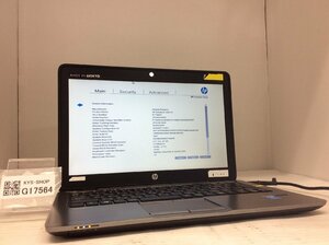 ジャンク/ HP HP EliteBook 820 G1 Intel Core i3-4030U メモリ4.1GB HDD320.07GB 【G17564】