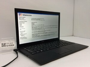 ジャンク/ VAIO VJP132 Intel Core i3-5005U メモリ4.1GB SSD128.03GB 【G18304】