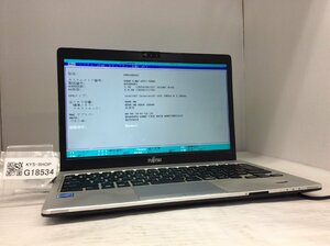 ジャンク/ FUJITSU FMVS08003 LIFEBOOK S937/R Intel Celeron 3965U メモリ4.1GB SSD128.03GB 【G18534】