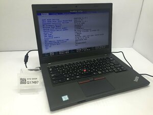 ジャンク/ LENOVO 20FVA01YJP ThinkPad L460 Intel Core i5-6300U メモリ4.1GB SSD128.03GB 【G17497】