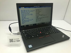 ジャンク/ LENOVO 20F5A1U3JP ThinkPad X260 Intel Core i5-6200U メモリ8.19GB SSD256.06GB 【G17685】