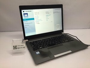 ジャンク/ TOSHIBA dynabook R63/DN PR6DNTC4447BD1 Intel Core i5-8250U メモリ8.19GB ストレージ無し 【G17116】