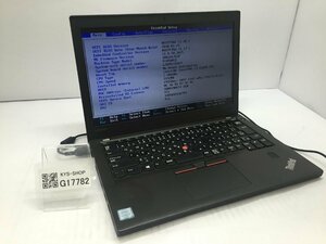 ジャンク/ LENOVO 20K5A17SJP ThinkPad X270 W10DG Intel Core i7-6500U メモリ8.19GB HDD500.1GB 【G17782】
