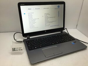 ジャンク/ HP ProBook 450 G2 Intel Core i3-4030U メモリ4.1GB ストレージ無し 【G17576】