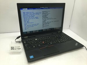 ジャンク/ LENOVO 20J9S0RL00 ThinkPad L570 Intel Celeron 3965U メモリ4.1GB HDD500.1GB 【G17584】