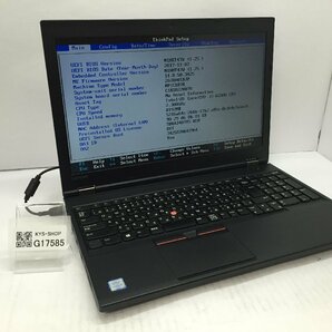 ジャンク/ LENOVO 20JRA01DJP ThinkPad L570 W10DG Intel Core i5-6200U メモリ8.19GB SSD256.06GB 【G17585】の画像1