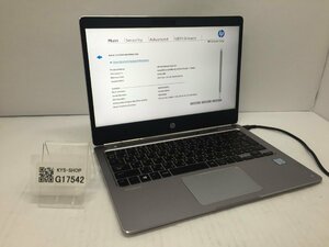 ジャンク/ HP EliteBook Folio G1 Intel Core m5-6Y54 メモリ8.19GB SSD256.06GB 【G17542】