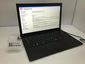 ジャンク/ VAIO VJP132 Intel Core i3-5005U メモリ4.1GB SSD128.03GB 【G18794】