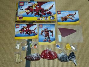 LEGO Creator 6751 レゴ クリエイター・レッドドラゴン 中古品