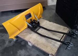 スノープラウ　１２０ｃｍ　ハイドバン　ハイド板　排土板　ATV　UTV　新品　未使用　除雪板　１２００ミリ