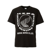 HONDA　ホンダ　純正部品　ロゴＴシャツ　ブラック新発売　 　送料無料 _画像1