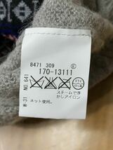 ■TAKEO KIKUCHI タケオキクチプルオーバー　フェイクレイヤードウールセーター:2☆TS-194_画像5