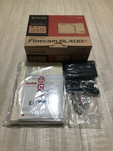 【1円スタート】 KYOCERA SL400R Finecam 京セラ デジタルカメラ 付属品セット ケース・ケーブル・ストラップ・取説セット