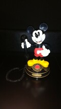Disney ミッキーマウス ANNIVERSARY 75周年記念 黒電話機 (中古品)_画像2