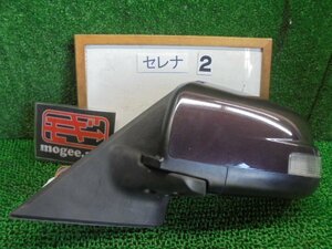 2ED3670CP3 ) 日産 セレナ ハイウェイスター FC26 純正ウィンカー付き電格サイドドアミラー左　コイト214-24920