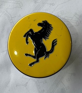 フェラーリ 360 ストラダーレ ホイール キャップ ロゴ 1個 Ferrari Stradale wheel cap logo Modena モデナ 純正 中古 愛知