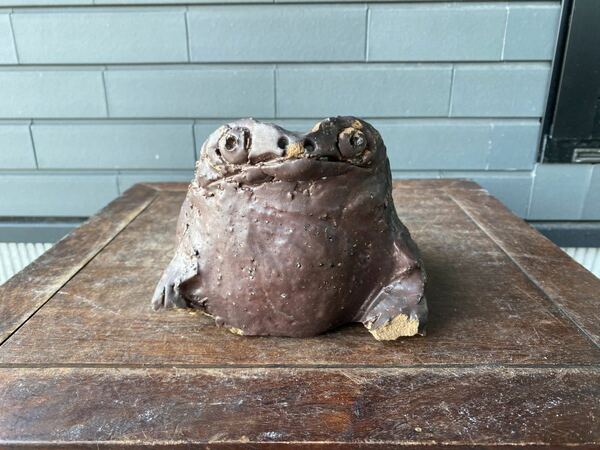 カエル　蛙　かえる　置物　インテリア　陶器　園芸　ガーデニング