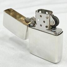 ZIPPO ジッポー STERLING スターリングシルバー　オイルライター 未使用長期保管品　箱説　袋付き　R店1228_画像8