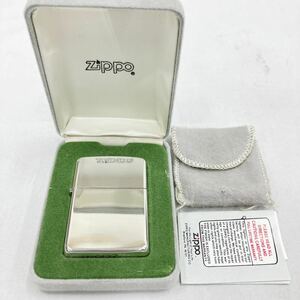 ZIPPO ジッポー STERLING スターリングシルバー　オイルライター 未使用長期保管品　箱説　袋付き　R店1228