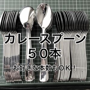 都内有名店人気NO.1 カレー スプーン 50本 スプーン　お好きな数もOK