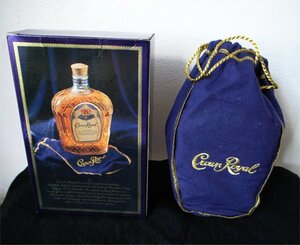 ★古酒　Crown Royal クラウンロイヤル ファインデラックス ウイスキー 750ml 40% 　未開栓 元箱　袋付き　保管品