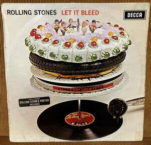 The Rolling Stones Let It Bleed 1969年 UKオリジナル Mono盤 LP ローリングストーンズ 