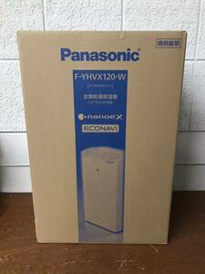 ★未使用品 Panasonic パナソニック 衣類乾燥除湿機 リコール代替品 ハイブリッド方式 クリスタルホワイト F-YHVX120-W ECONAVI 