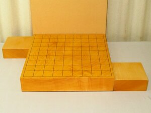 ▲日本産本榧一枚物板目二寸卓上将棋盤▲榧駒台