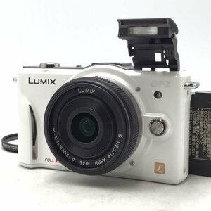 カメラ Panasonic Lumix DMC-GF2 / G 1:2.5/14 ミラーレス一眼レフ セット品 現状品 [1428HJ]