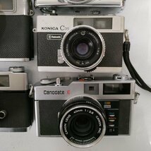 Konica C35 / Yashica Electro 35 / Canon Canonet QL17 他 レンジファインダー 10点セット まとめ ●ジャンク品 [8271TMC]_画像5