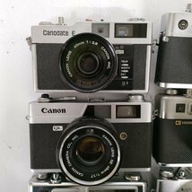 Konica C35 / Yashica Electro 35 / Canon Canonet QL17 他 レンジファインダー 10点セット まとめ ●ジャンク品 [8271TMC]_画像2