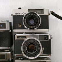 Konica C35 / Yashica Electro 35 / Canon Canonet QL17 他 レンジファインダー 10点セット まとめ ●ジャンク品 [8271TMC]_画像4