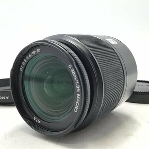 カメラ Sony DT 3.5-5.6/18-70 MACRO 一眼レフ レンズ 現状品 [6742KC]