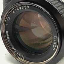 カメラ Nikon FG-20 NIKKOR 50mm f1.4 一眼レフ セット品 現状品 [2215JC]_画像2