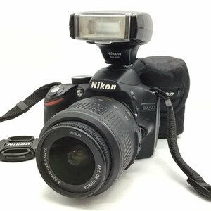 カメラ Nikon D3200 / AF-S NIKKOR 18-55mmf3.5-5.6G DX SWM VR Aspherical / SB400 デジタル一眼レフ セット品 ジャンク品 [1442HJ]