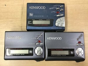 KENWOOD DMC-G7R ポータブルMDプレーヤー 3点セット◆ジャンク品 [2706W]