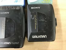 SONY WM-FX202 WM-FX200 WM-FX10 WM-EX314 他 ソニー walkman カセットプレーヤー ウォークマン 6点セット◆ジャンク品 [2752W]_画像5