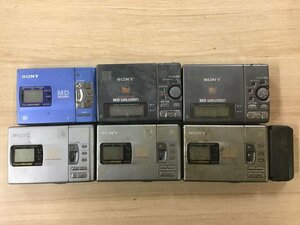 SONY MZ-R50 MZ-R3 MZ-R30 他 ソニー walkman MDプレーヤー MDウォークマン 6点セット◆ジャンク品 [2748W]