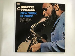 LP / ORNETTE VOLEMAN / NEW YORK IS NOW / DEAGOSTINI [1135RR]