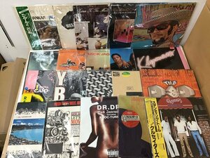 LP 洋楽 ROCK POPS HIP HOP レコード まとめ 帯付含 Dr.DRE ミックジャガー 他 33点セット [1236ST]