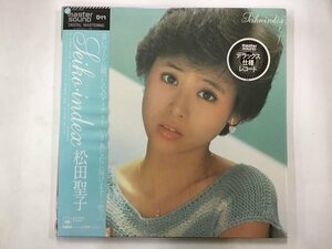 美品 LP / 松田聖子 / SEIKO INDEX / MASTER SOUND/シュリンク/帯付 [1887RR]