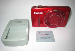 ★美品★ CANON キヤノン PowerShot SX600 HS ★完動品★（レッド）