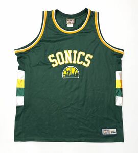 衝撃プライス！【フリーク待望モデル！サイズ3XL！】【HARDWOOD CLASSICS NBA】タンクトップ バスケシャツ グリーン N-X2