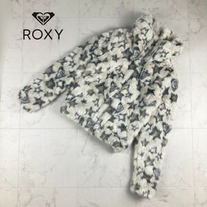Красота Roxy Roxy Star Total Pattern Bore Bore Zip up Truck Jacket Ladies Winter White Size M*lc3