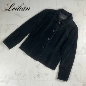 Leilian -вельветовая куртка Внешние дамы черный черный размер 13*lc1232
