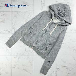 Champion チャンピオン ジップアップスウェットパーカー フーディ トップス レディース グレー サイズXS*LC137