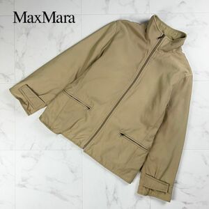 美品 MAX MARA WEEK END LINE マックスマーラウィークエンドライン ナイロンジャケット アウター レディース ベージュ サイズ40*LC1283