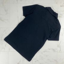美品 Calvin Klein カルバンクライン ブランドロゴプリント 半袖ポロシャツ トップス レディース 黒 ブラック サイズS*LC313_画像4